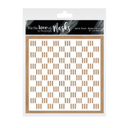 For the Love of Masks - Ink & Twist - Basket Weave