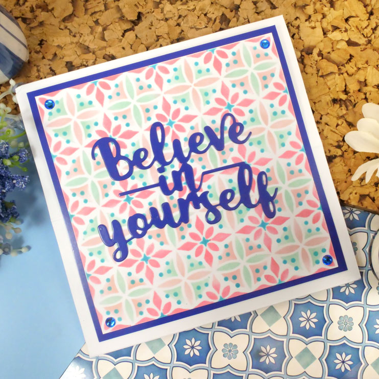 For the Love of Masks - Layering Ornate Tiles