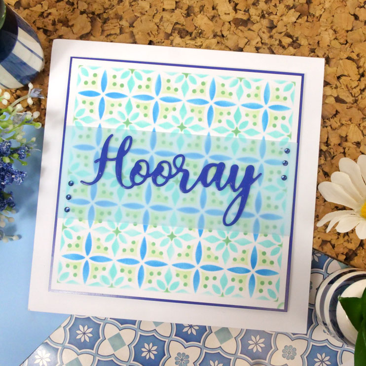 For the Love of Masks - Layering Ornate Tiles