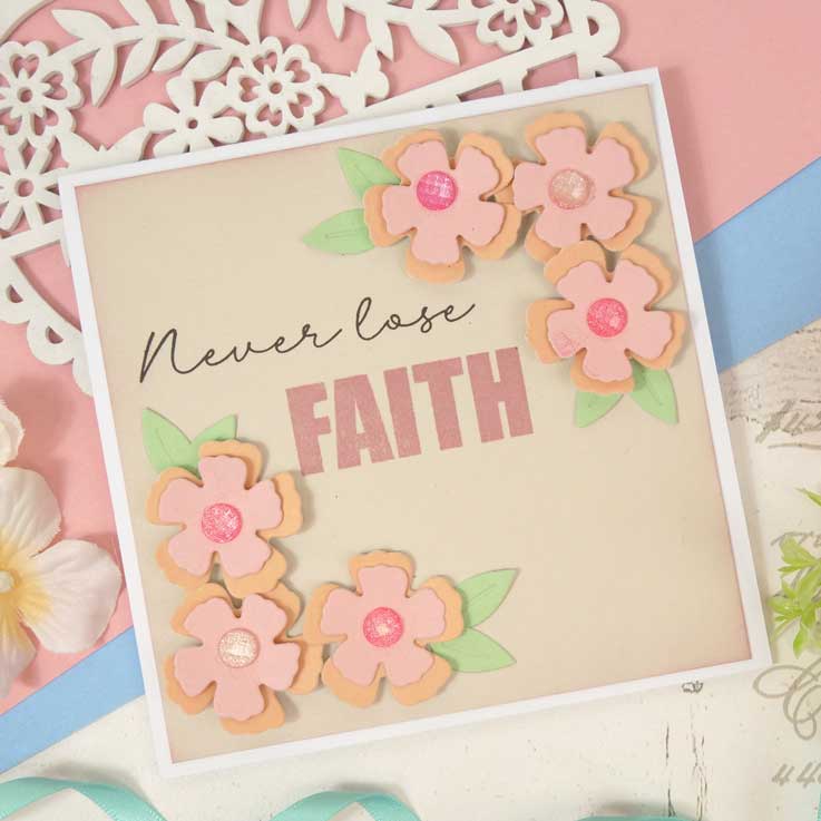 For the Love of Stamps - Blessed Overlay Sentiments