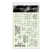 For the Love of Stamps - Happy Horse & Goats