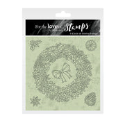 For the Love of Stamps - A Circle of Festive Foliage