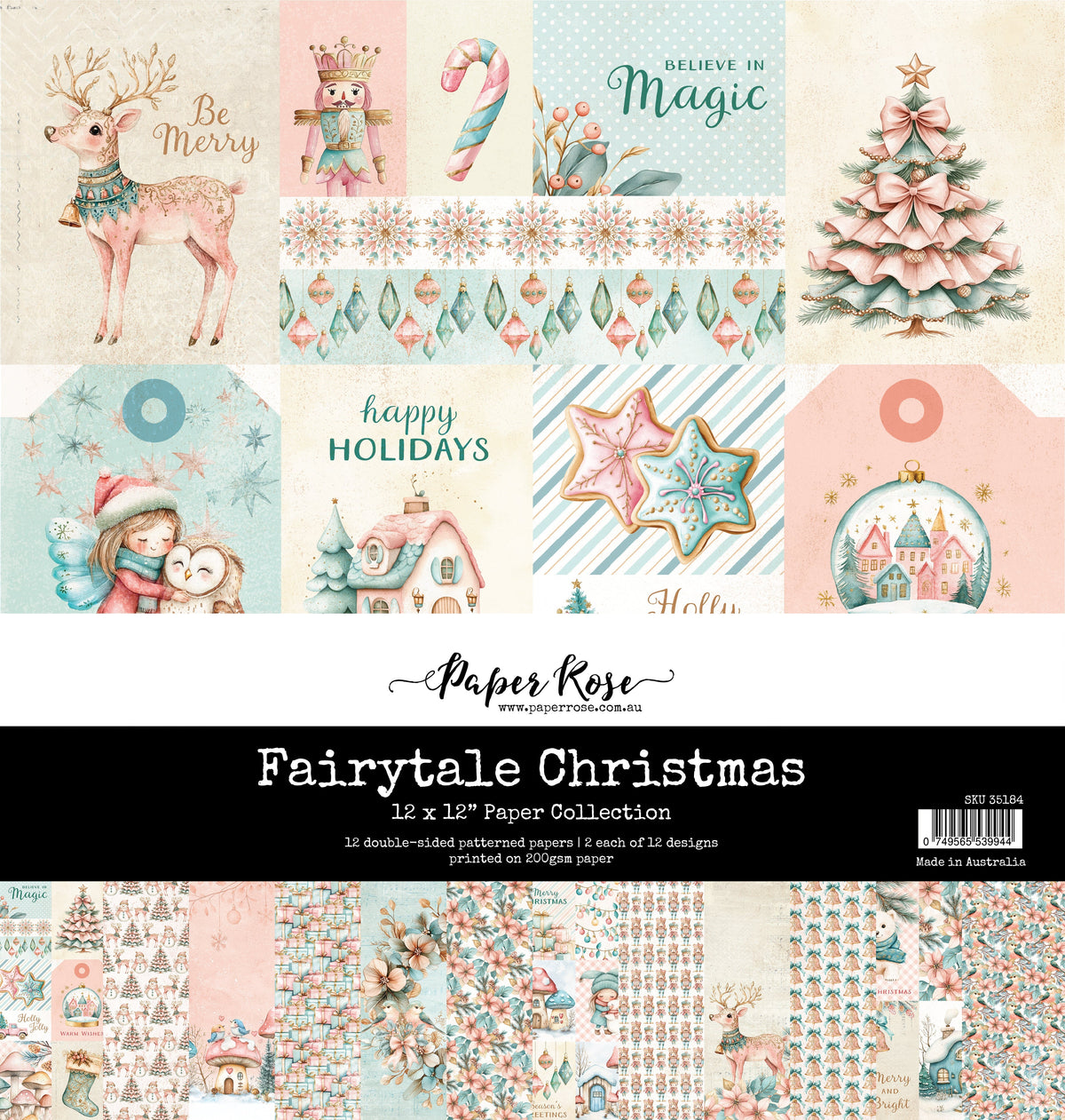 Fairytale Christmas 12x12 Paper Collection