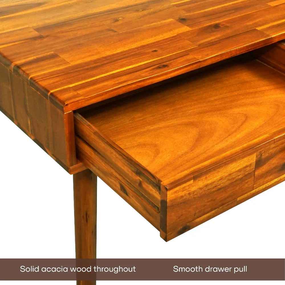 Lagom 48 in Solid Acacia Wood Desk
