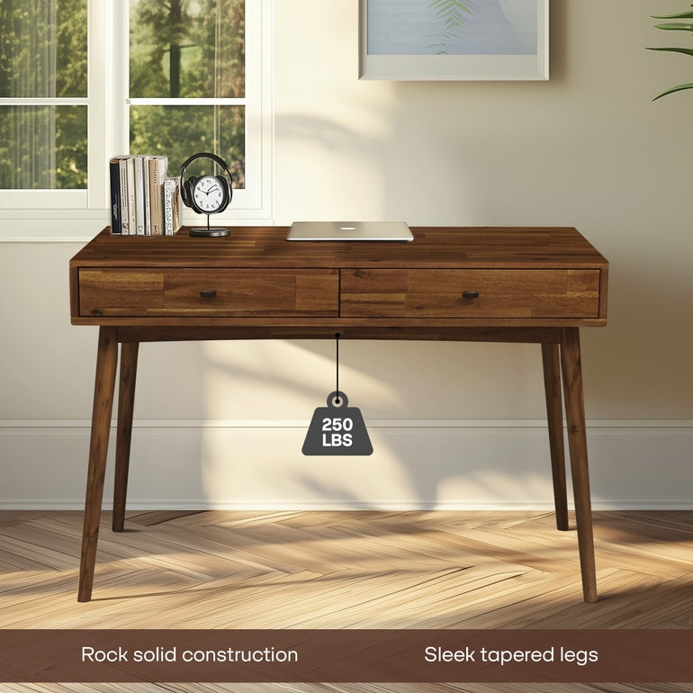 Lagom 48 in Solid Acacia Wood Desk