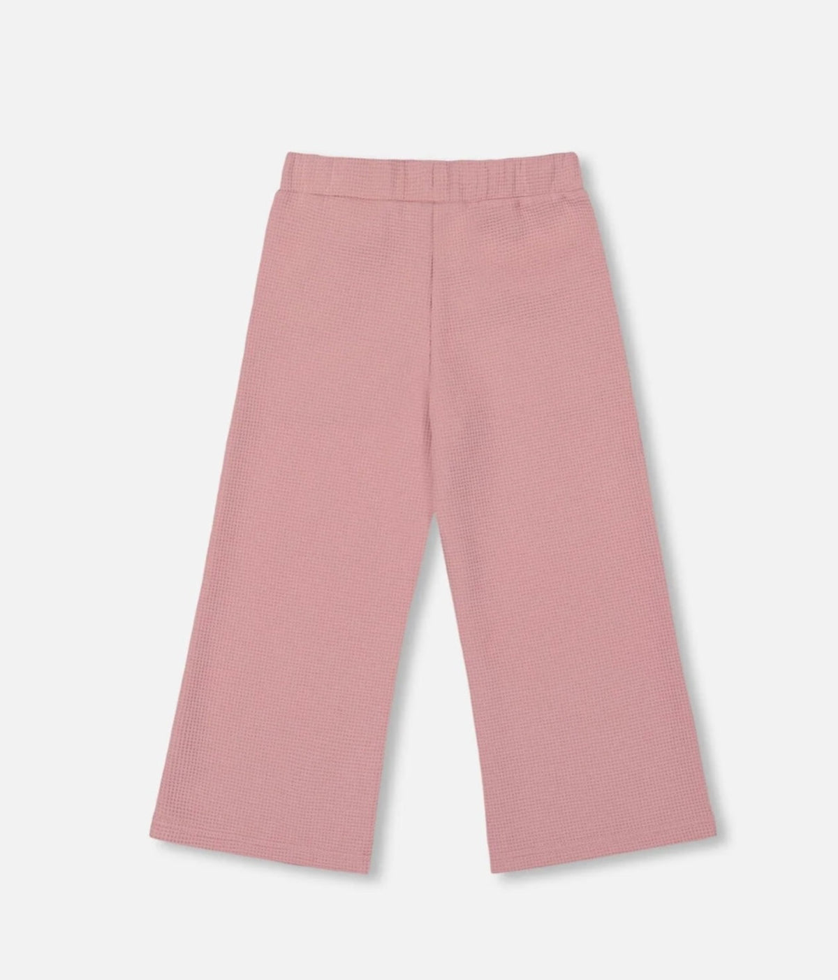 Deux Par Deux Waffle Flare Leg Pant, Pink