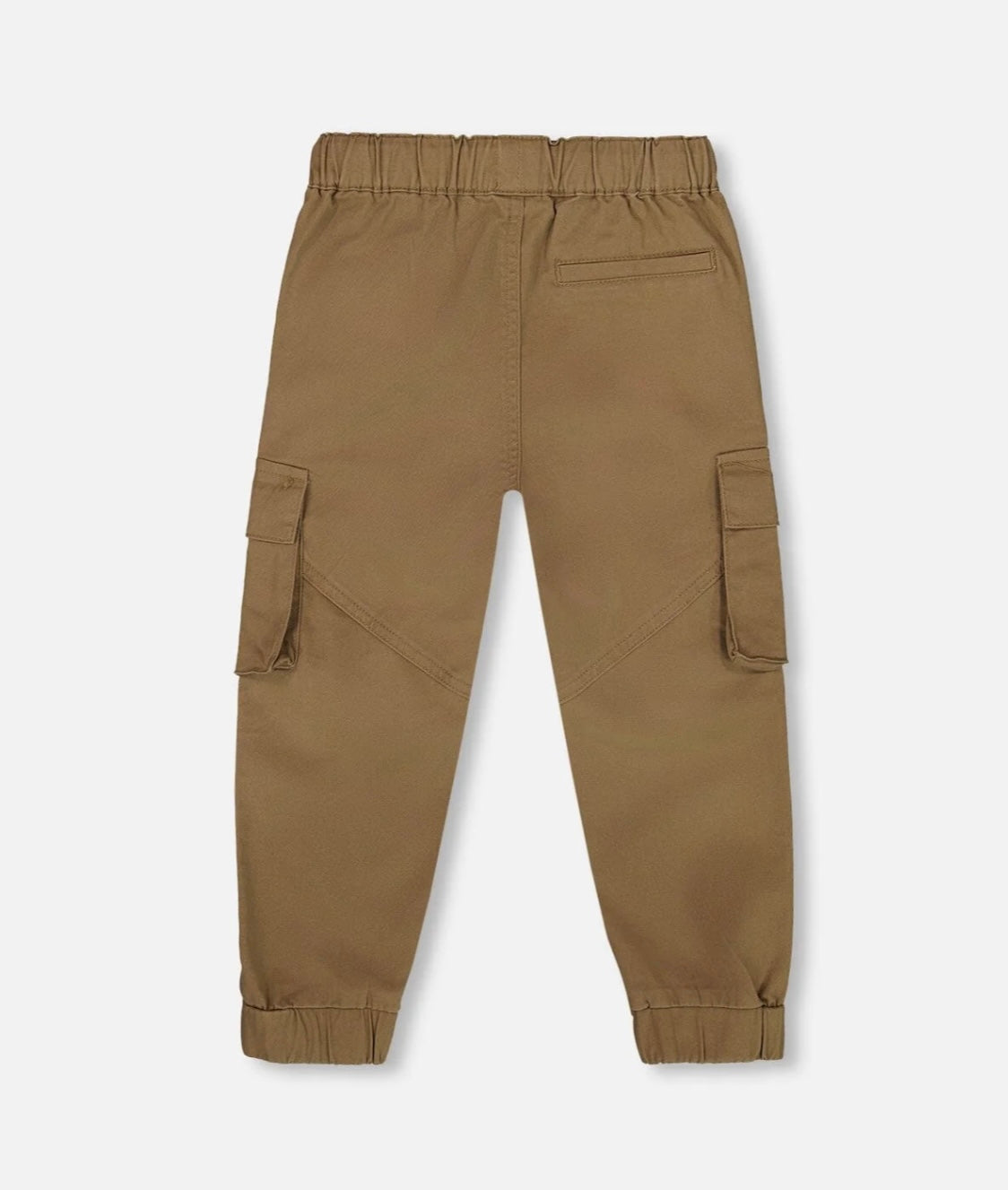 Deux Par Deux Twill Jogger Cargo Pants, Taupe