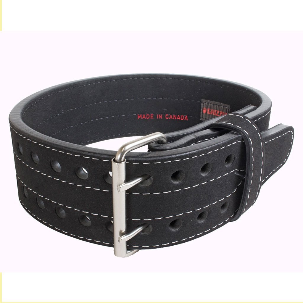 Grizzly 4 in Double Prong Competition Powerlifting Belt, 2XL