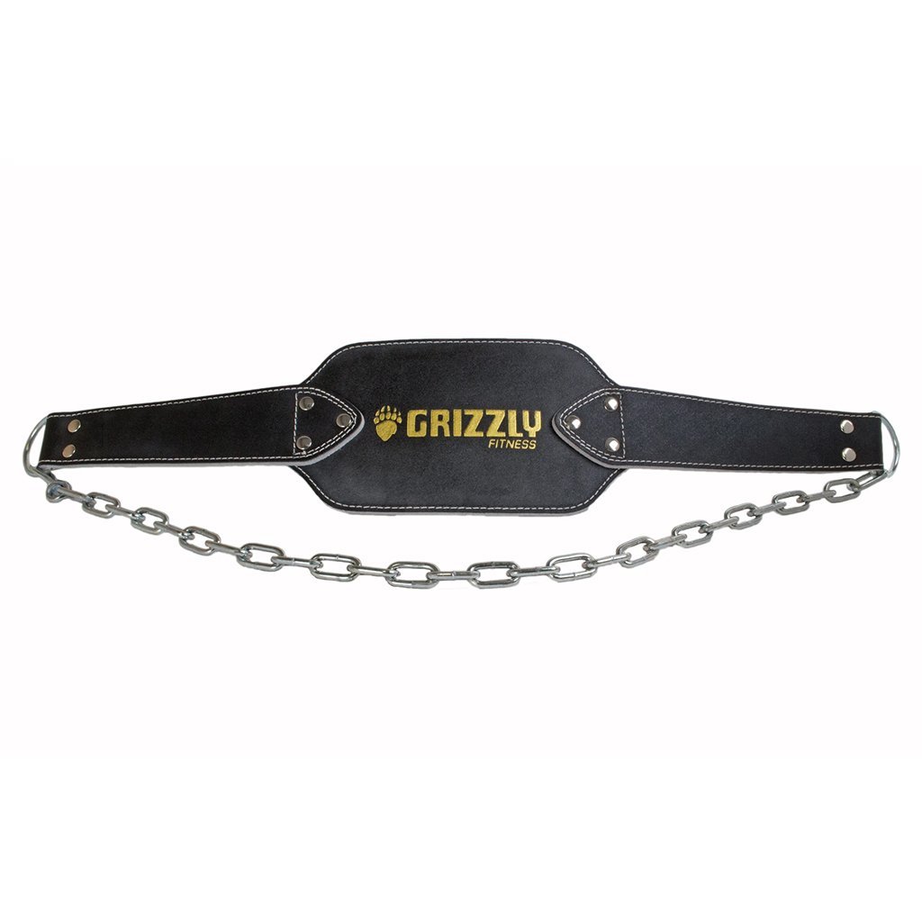 Grizzly Leather Dip and Pull-Up Belt with Chain, 8551