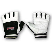 Grizzly Paw Men's Padded Training Gloves, White, 8728