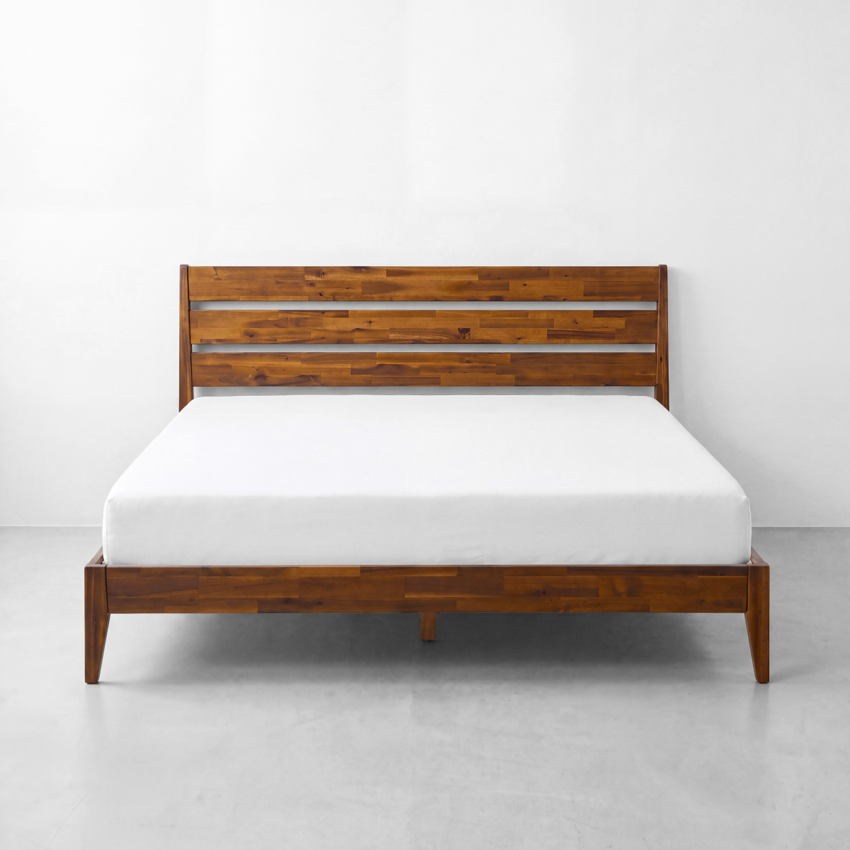 Emery Solid Acacia Wood Bed Frame