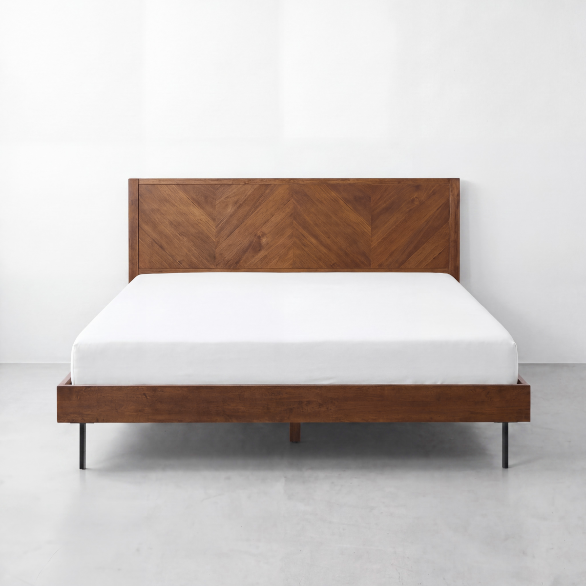 Alander Solid Acacia Wood Bed Frame
