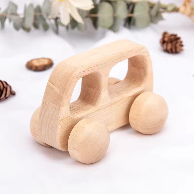 Wooden Toy Vehicles Set