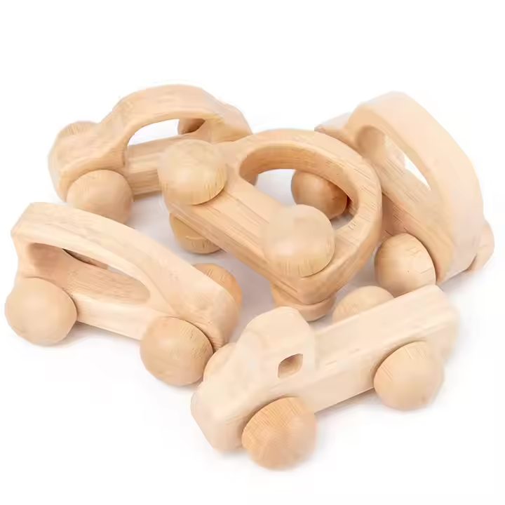 Wooden Toy Vehicles Set