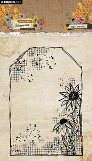 HE Clear Stamp Tag Florals Sweet Bee Memories 1 PC
