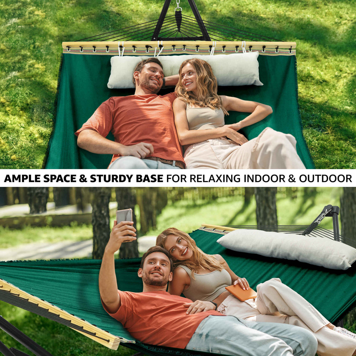 Tranquillo Unity Canvas Hammock with Stand