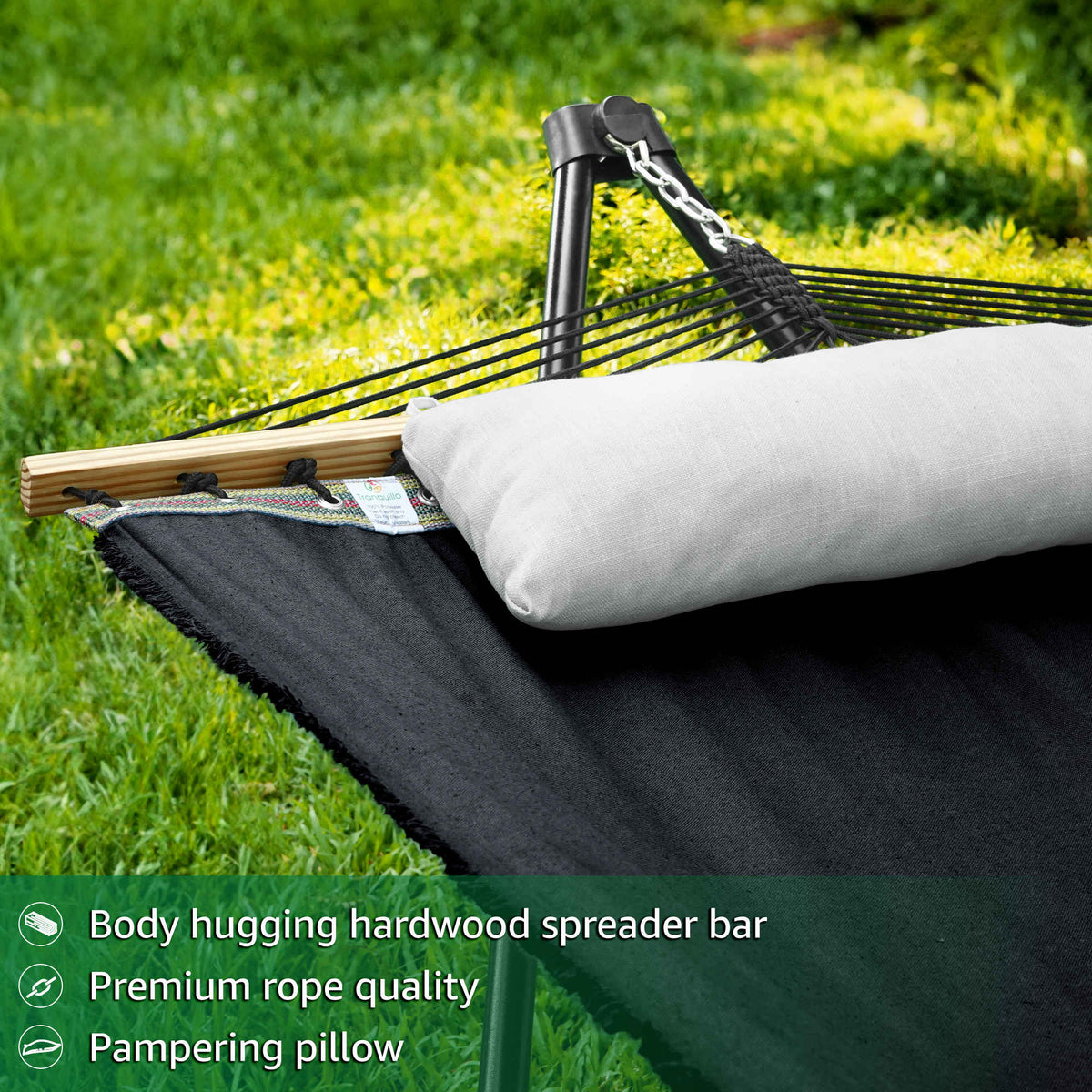 Tranquillo Unity Canvas Hammock with Stand