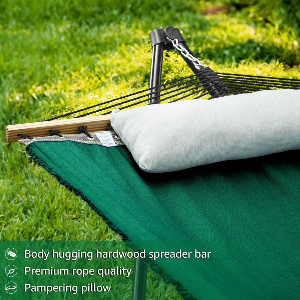 Tranquillo Unity Canvas Hammock with Stand