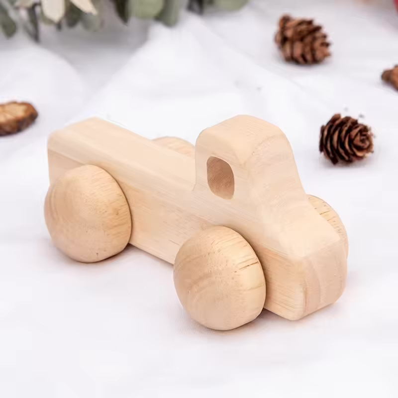 Wooden Toy Vehicles Set