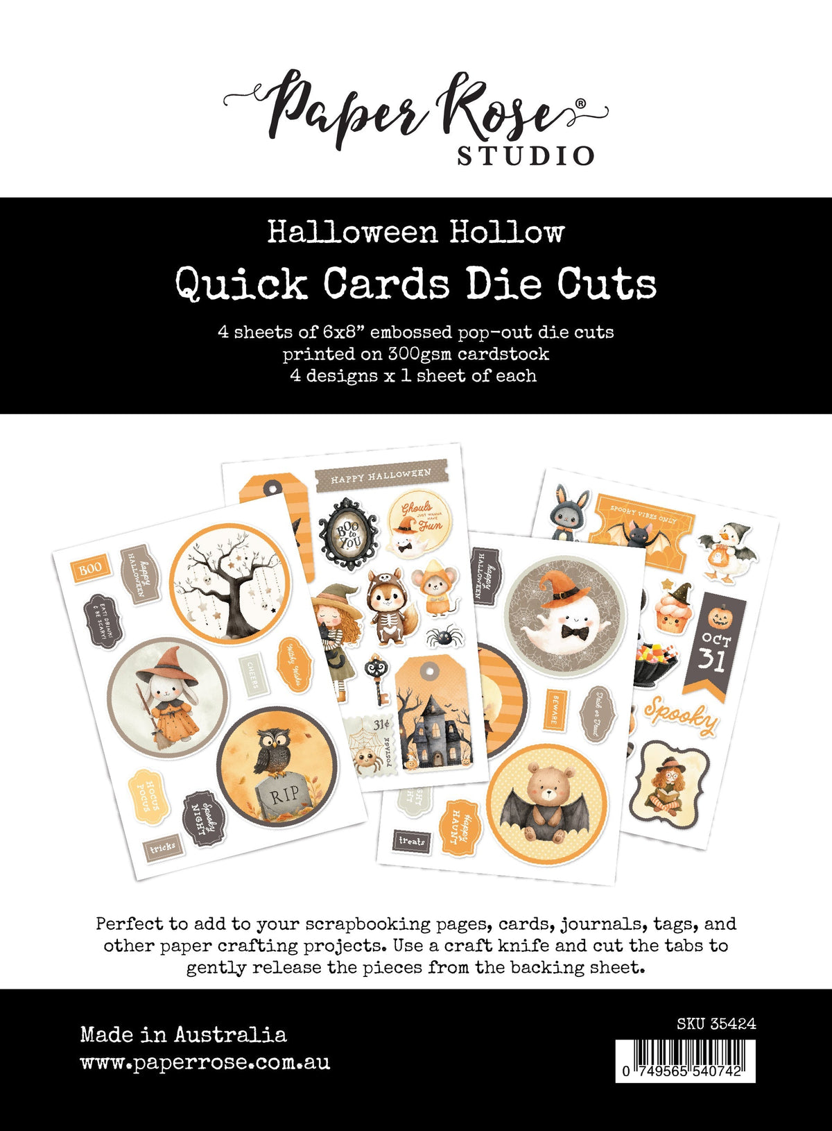Halloween Hollow Quick Card Die Cuts