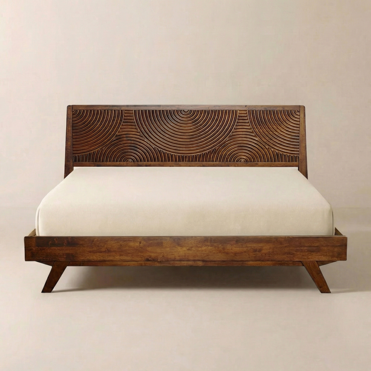 Harmony Solid Rubber Wood Bed Frame