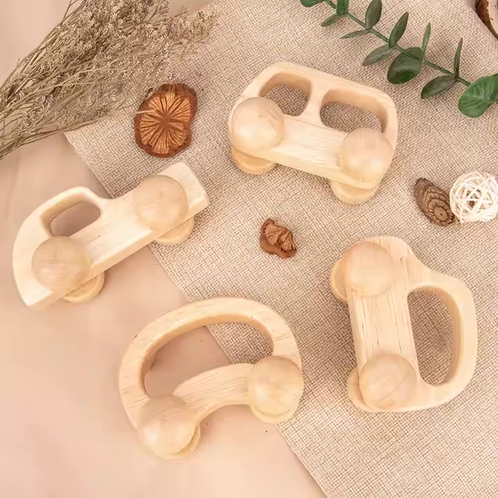 Wooden Toy Vehicles Set