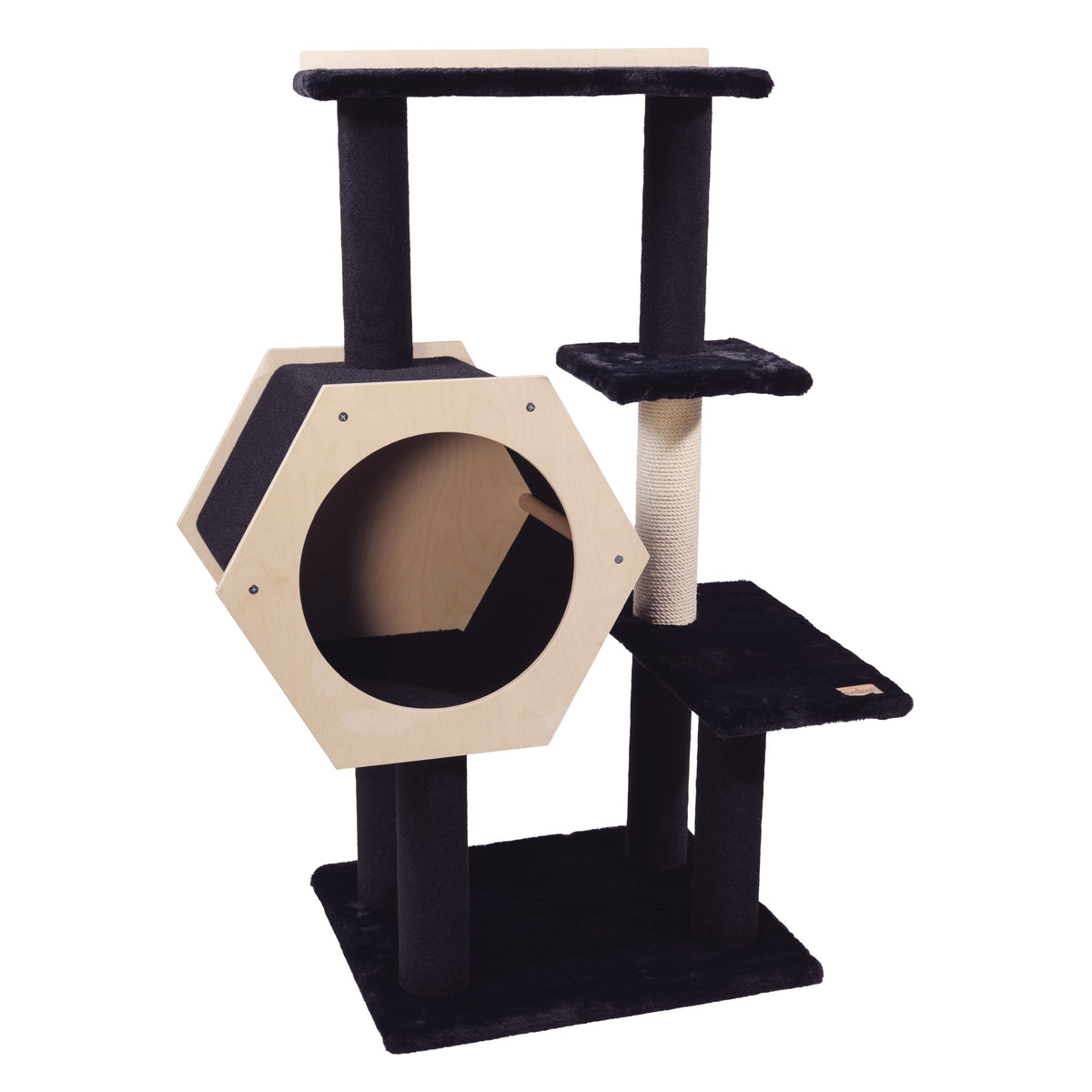 Noba Hexagon House 4-Level Cat Tree