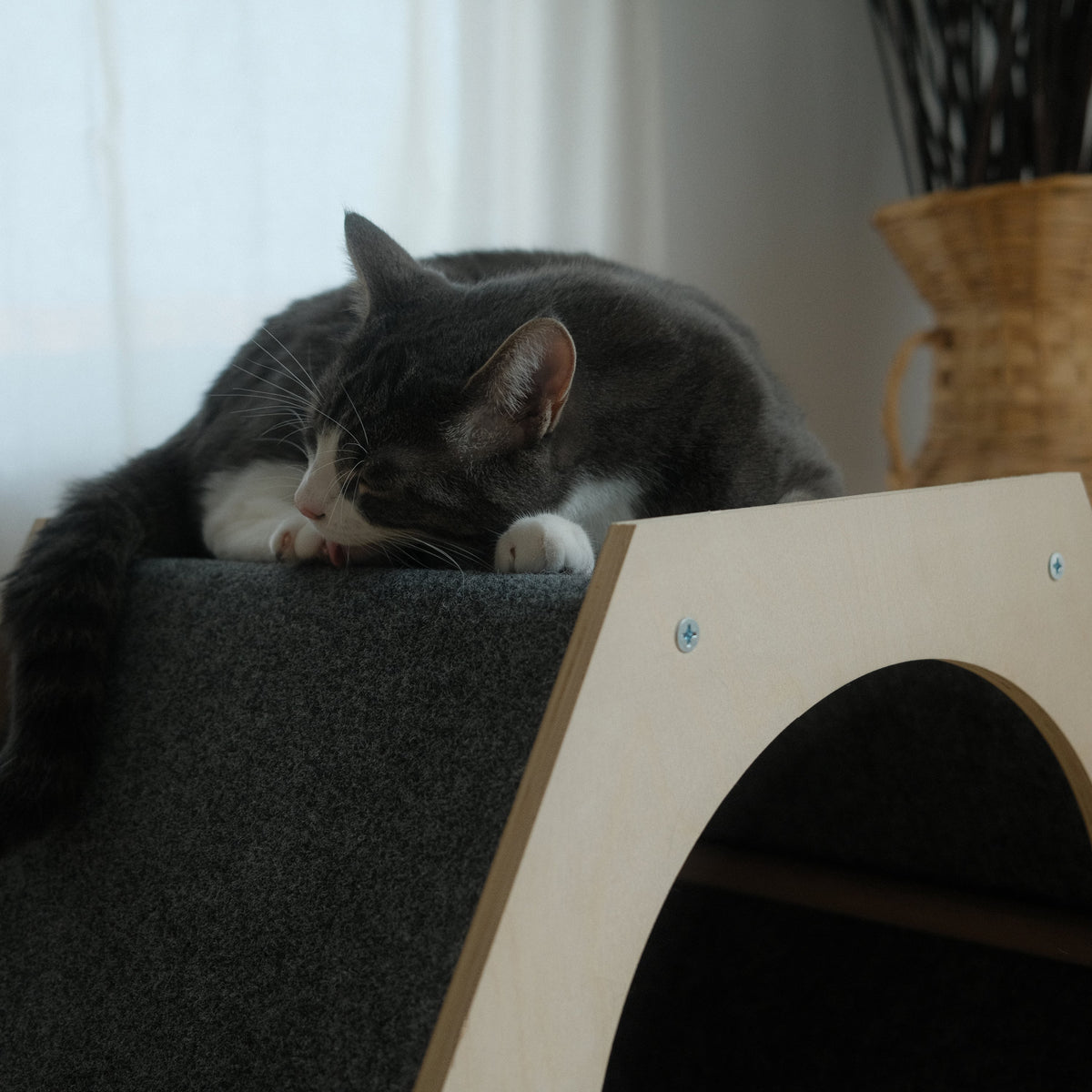 Noba Hexagon Scratchable Cat House