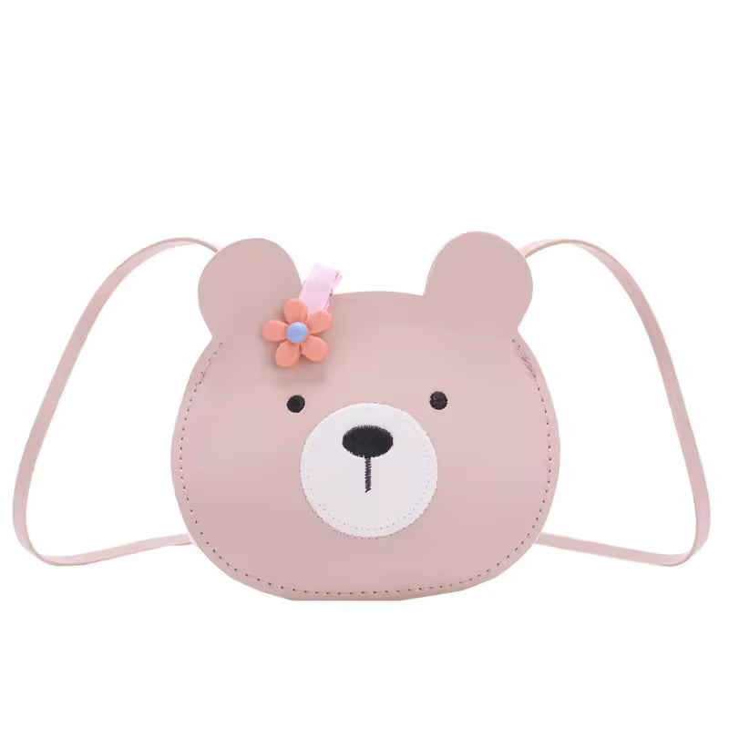 Teddy Bear Purse, Dusty Pink