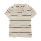 Daily7 Knitted Polo, Sandshell