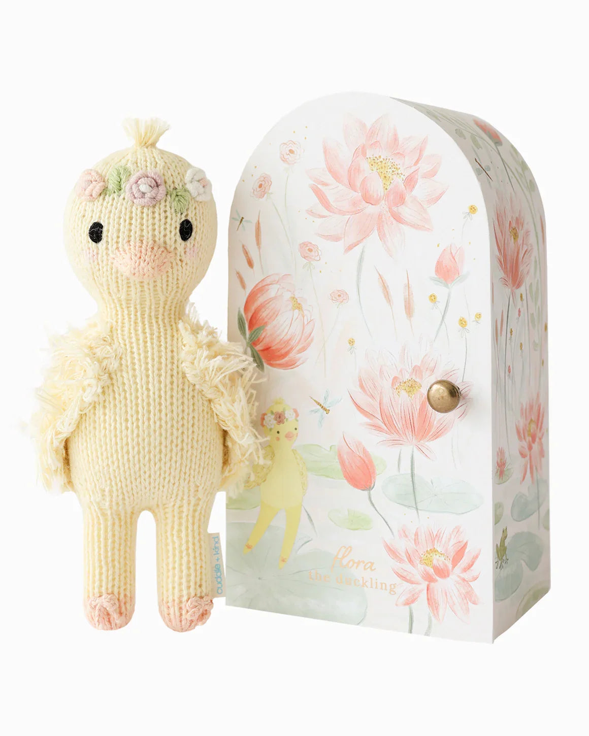 Cuddle + Kind Tiny Flora the Duckling Hand-Knit Doll