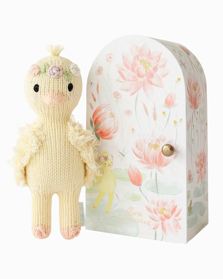 Cuddle + Kind Tiny Flora the Duckling Hand-Knit Doll
