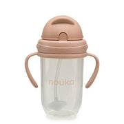 Non-Spill Weighted Straw Cup 9 oz | noüka | Soft Blush