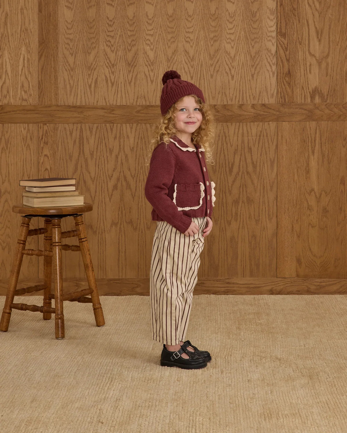 Rylee + Cru Beanie, Burgundy