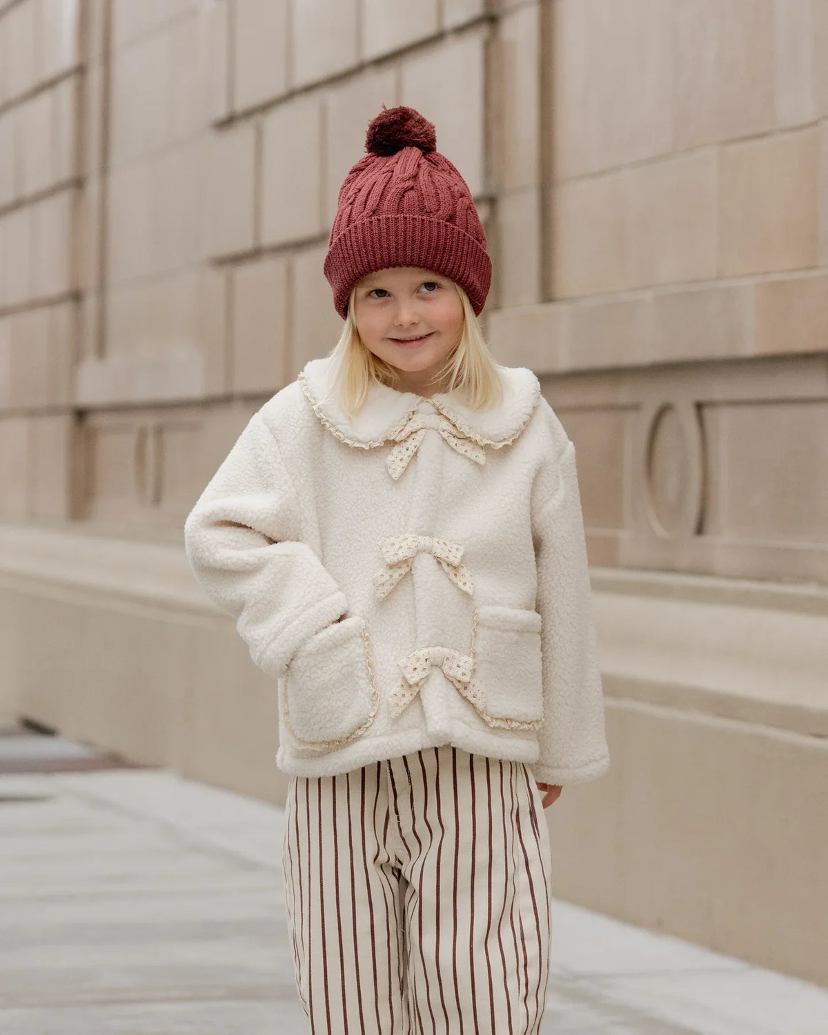 Rylee + Cru Beanie, Burgundy