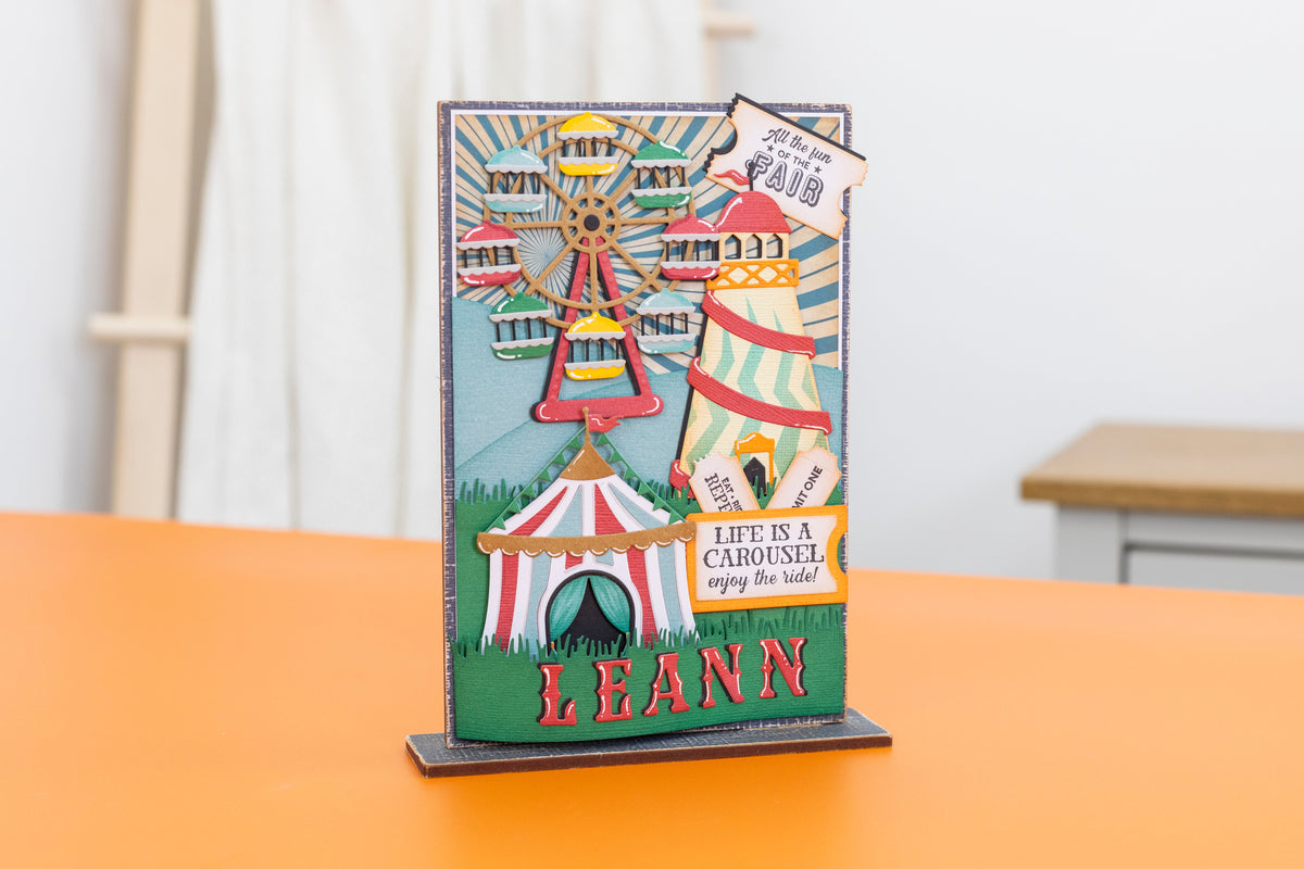 Vintage Carnival Metal Die Set - Big Top