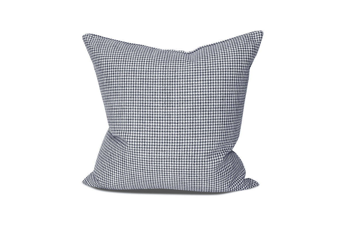 Canadian Down & Feather Indigo Houndstooth Cushion Cover