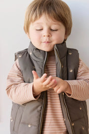 Jamie Kay Rudi Puffer Vest, Acorn Wolf
