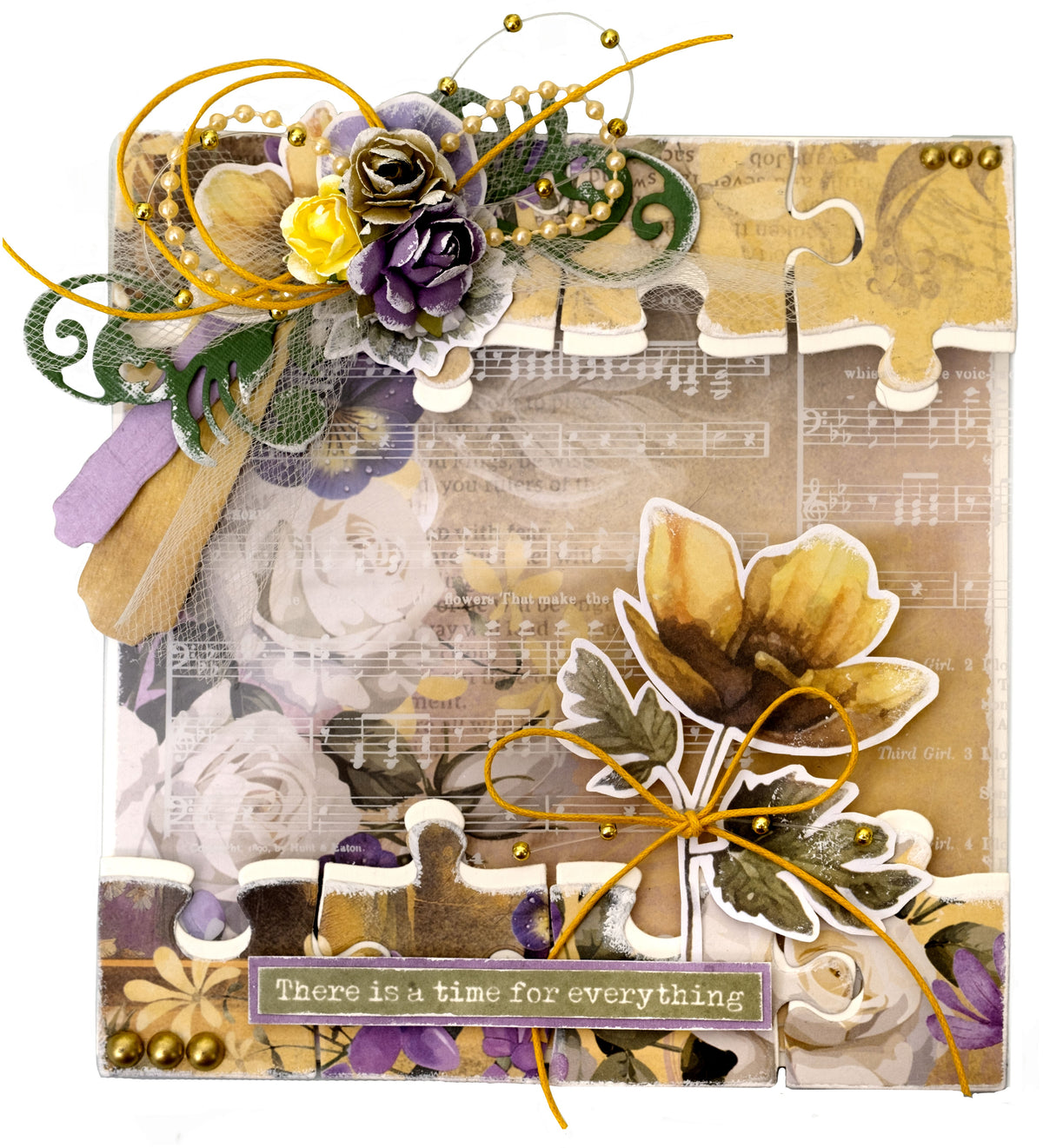 JMA Cutting Die Decoration Pieces Growing & Blooming 7 Pieces