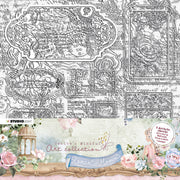 JMA Acetate Sheets Tickets & Grunge Romantic Moments 203x203x2mm 6 SH nr.03