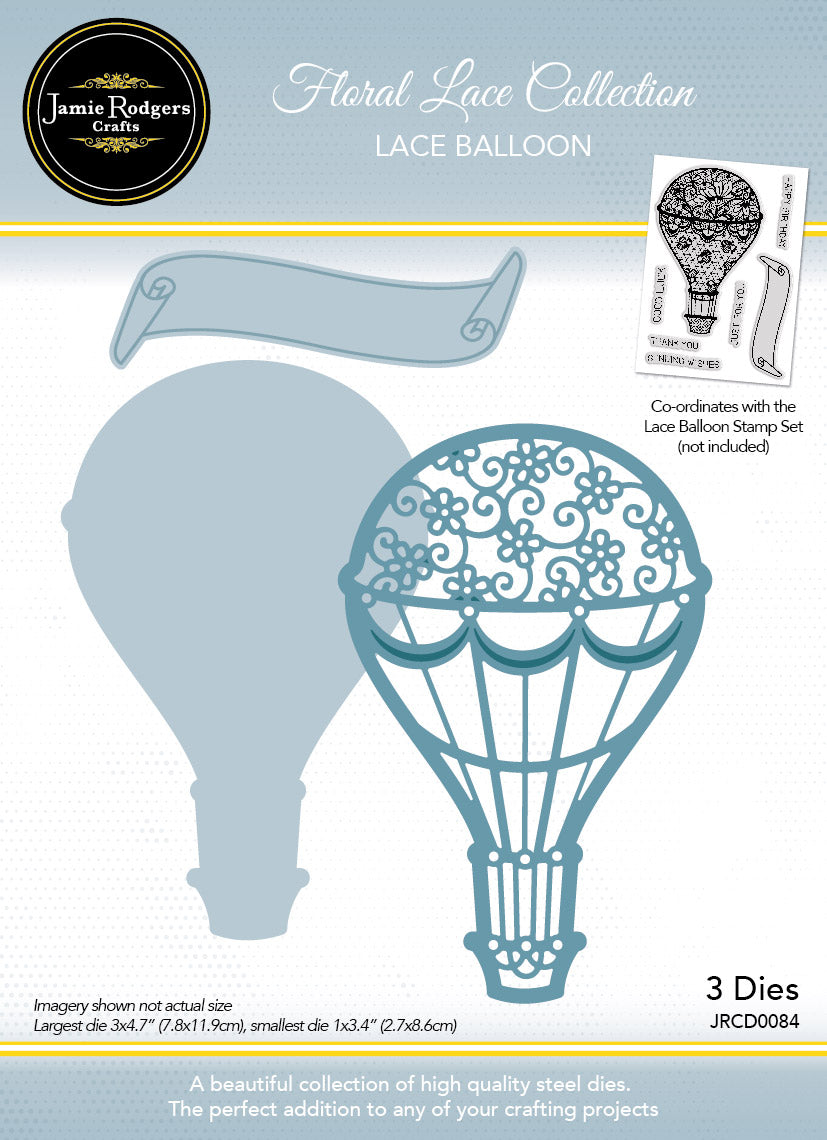 Jamie Rodgers Crafts Lace Balloon Die Set