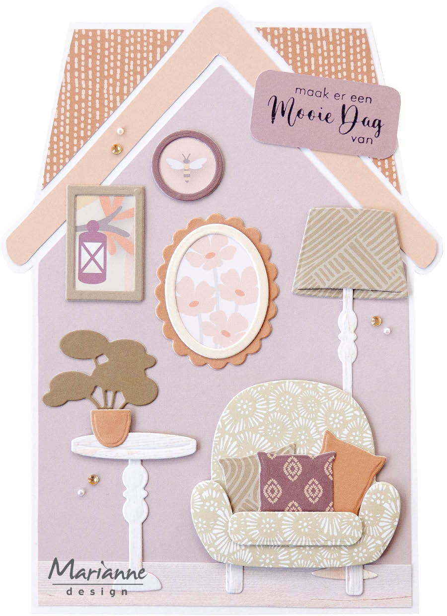 Marianne Design A4 Cutting Sheet - Frame Pictures by Marleen