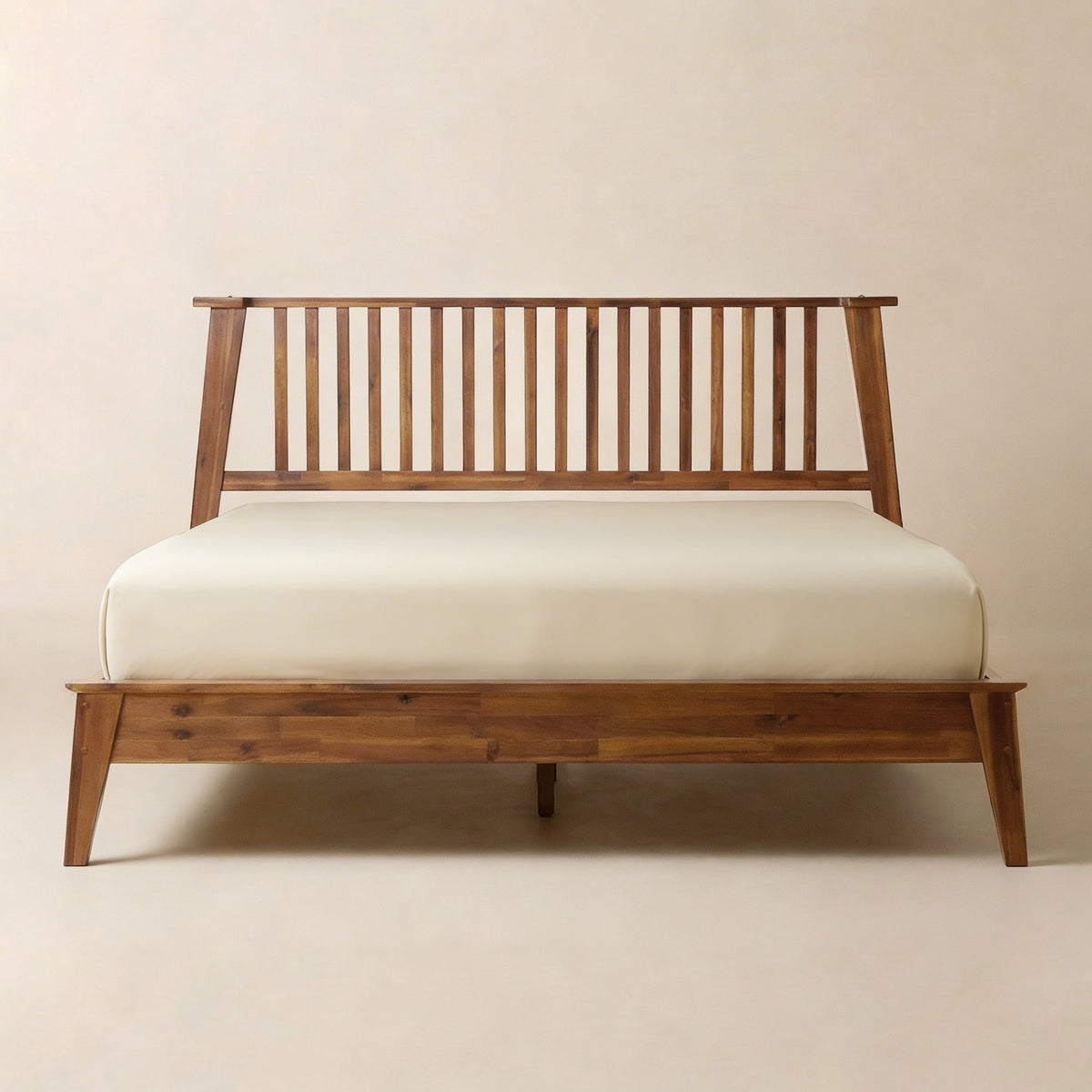 Kaylin Solid Wood Bed Frame and Nightstand Set