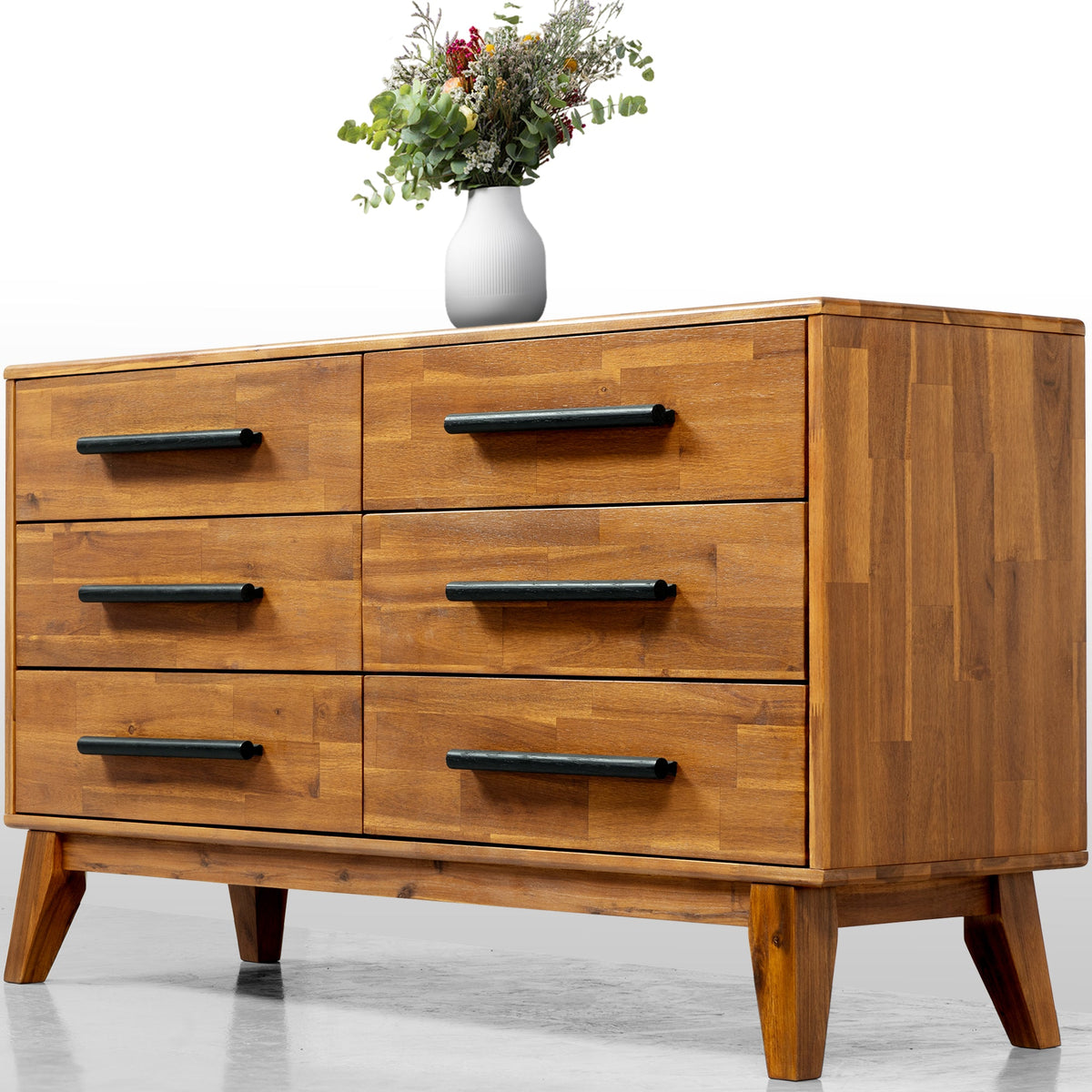 Legacy Solid Wood 6-Drawer Dresser