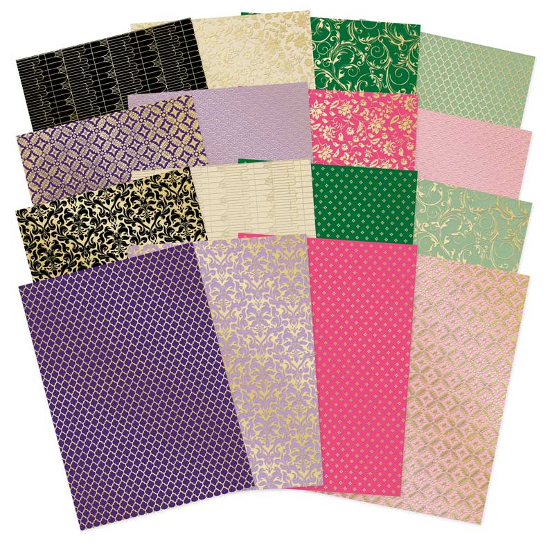 Fairy Decadence Foiled Edge-to-Edge Cardstock