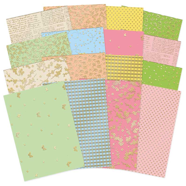 Spring Feelings Matt-tastic Foiled Edge-to-Edge Cardstock