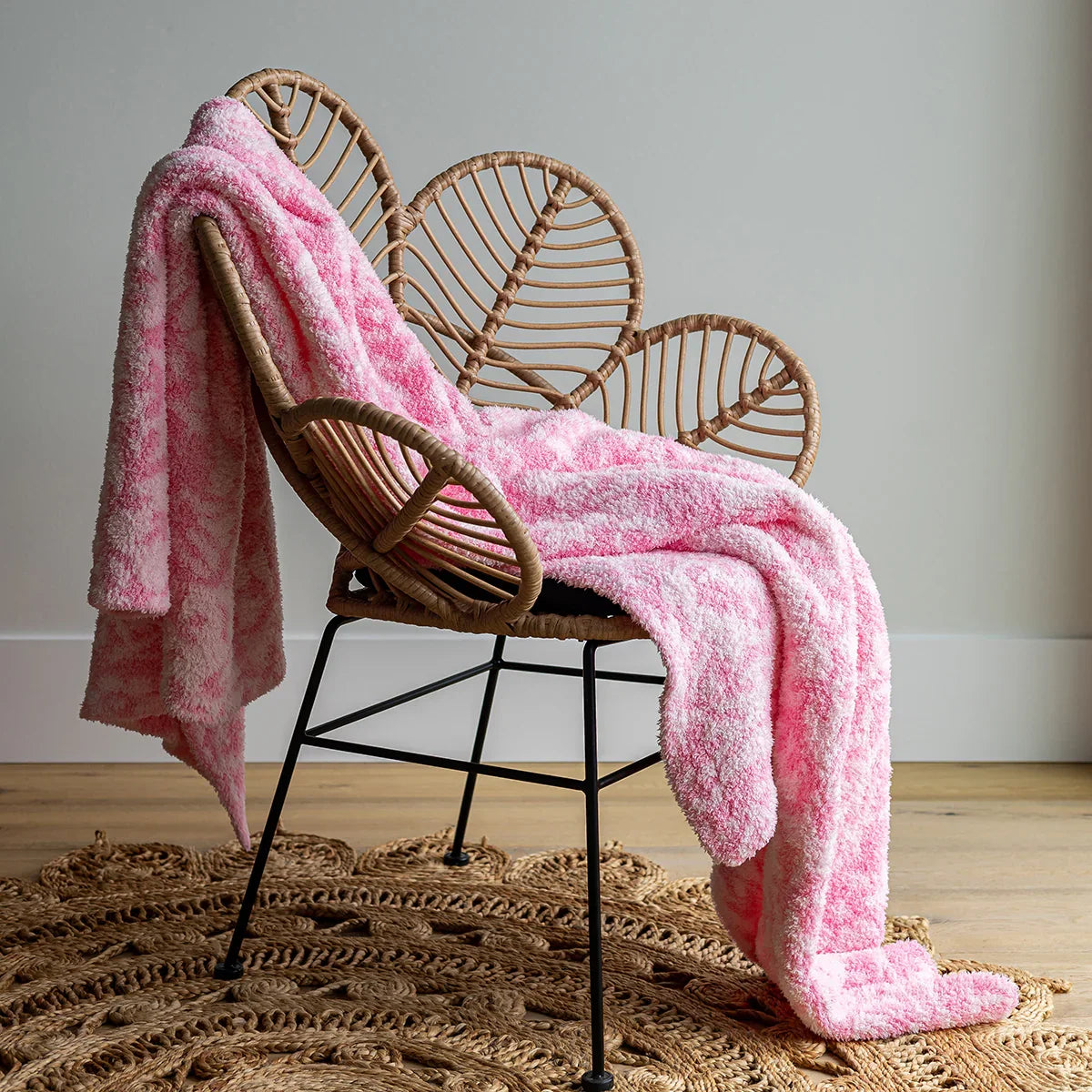 Sunset Snuggles Cotton Candy Fairy Garden Throw, 54 x 76 in