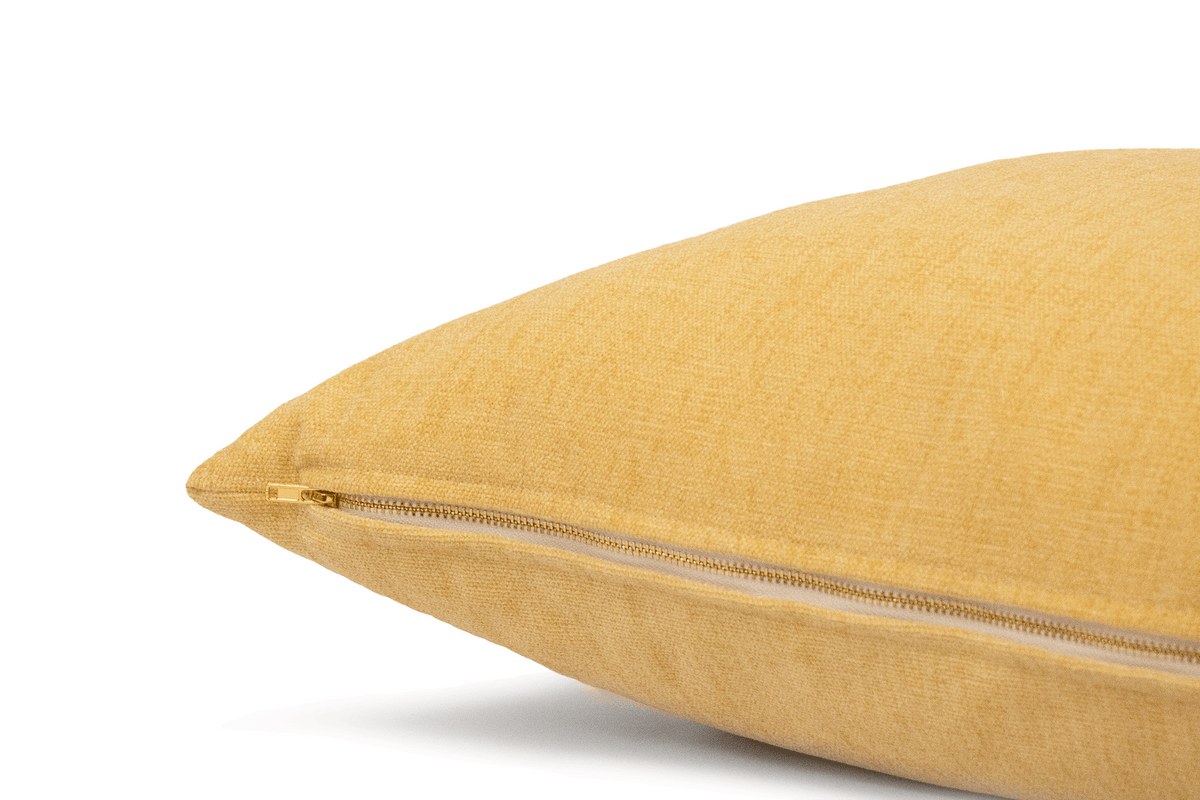 Maize Chenille Cushion Cover