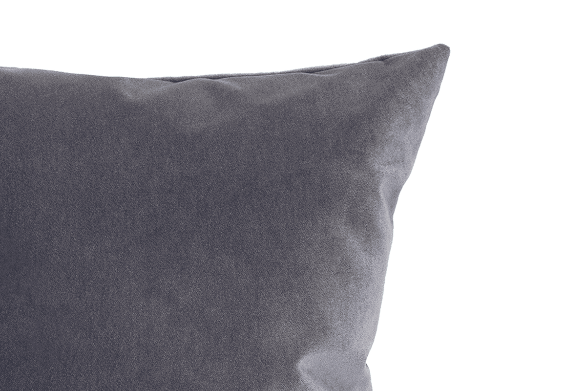 Canadian Down & Feather Grey Velvet Cushion Cover