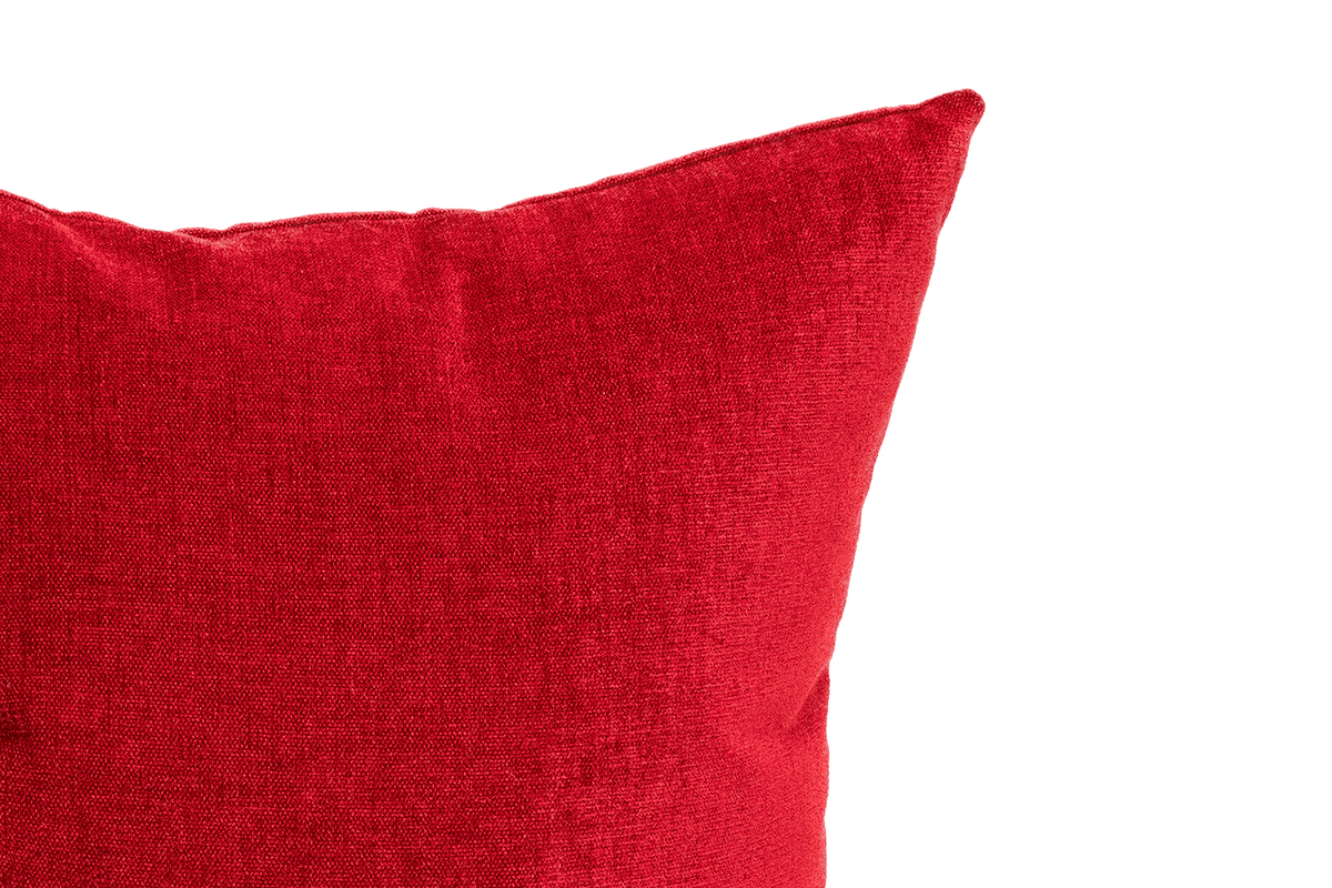 Canadian Down & Feather Poppy Chenille Cushion Cover